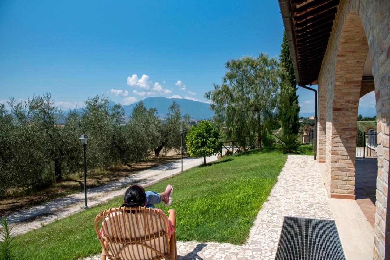 Agriturismo Alla Solagna Colli del Tronto Exteriör bild