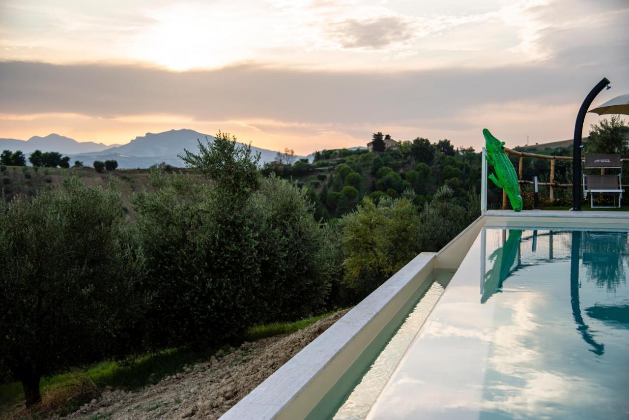Agriturismo Alla Solagna Colli del Tronto Exteriör bild